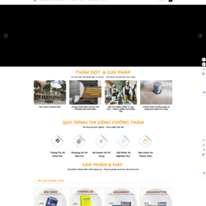 Thiết kế website bán hàng chống thấm