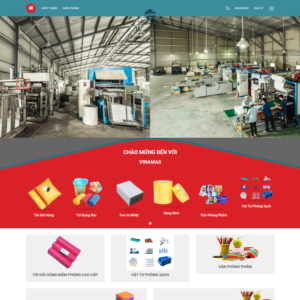 Thiết kế website giới thiệu túi gói hàng