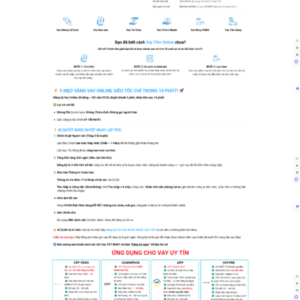 Thiết kế website tài chính