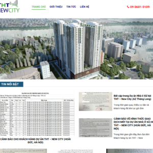 Thiết kế website tin tức bất động sản