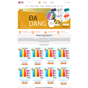 Thiết kế website bán hàng túi gói hàng
