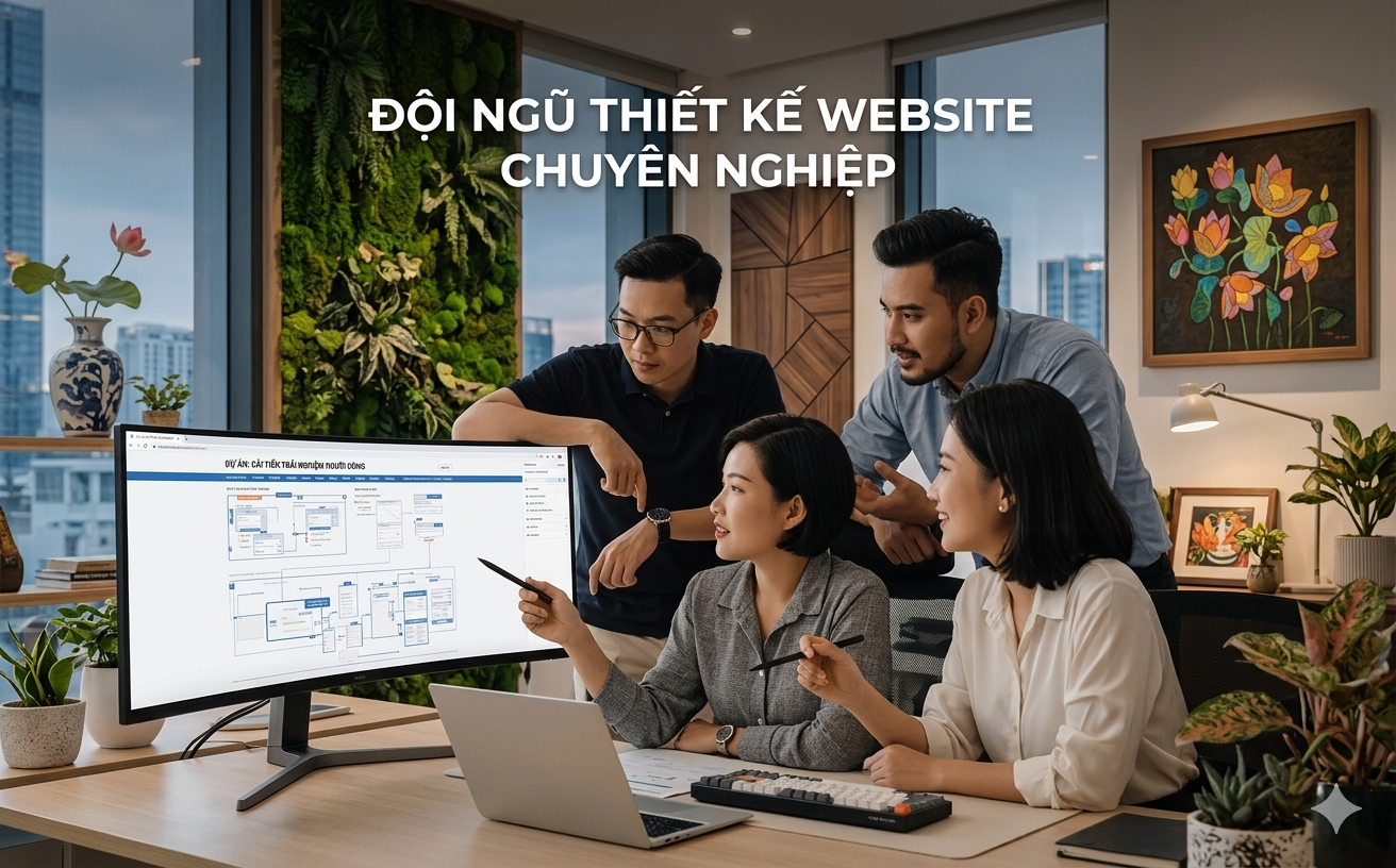 đội ngũ thiết kế website chuyên nghiệp