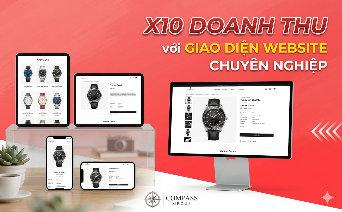 giao diện website doanh nghiệp nhỏ
