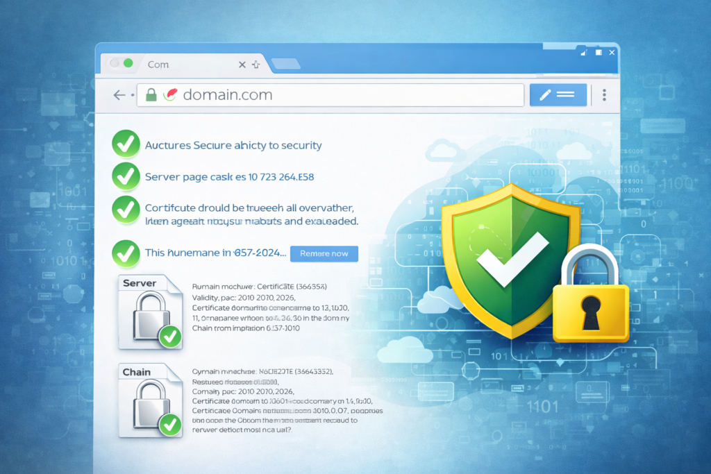 Lỗi SSL không bảo mật
