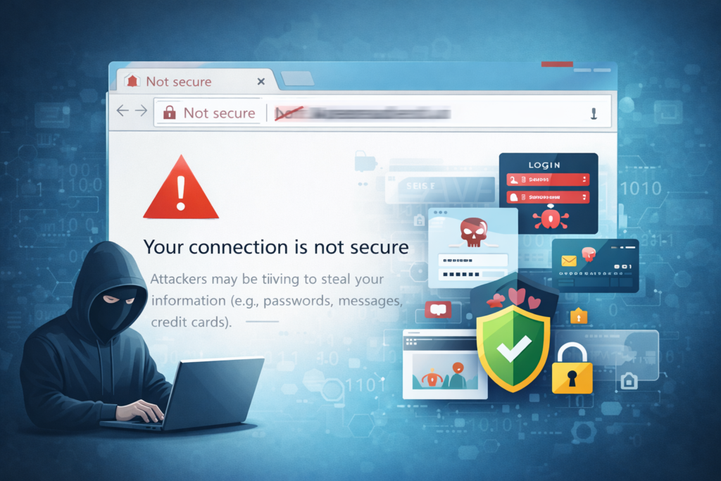 Lỗi SSL không bảo mật