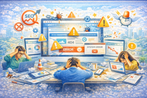 Những Lỗi Phổ Biến Khi Không Tuân Thủ Quy Trình Thiết Kế Website Chuyên Nghiệp