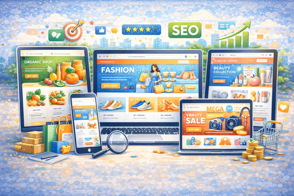 30+ Mẫu Website Bán Hàng Đẹp, Chuyên Nghiệp Và Chuẩn SEO