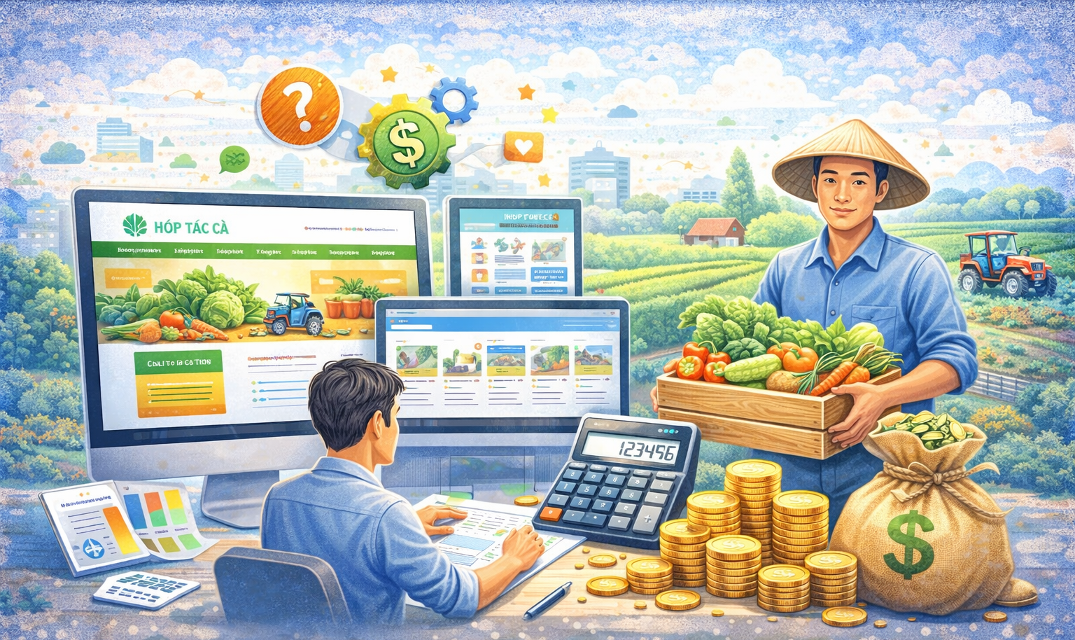 Chi phí thiết kế website cho hợp tác xã tại Ứng Hoà