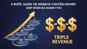 5 Bước Quản Trị Website Chuyên Nghiệp Giúp Nhân Ba Doanh Thu