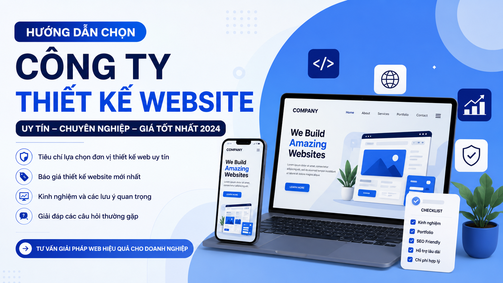 Nên Chọn Công Ty Thiết Kế Website Nào? Tiêu Chí Đánh Giá